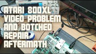 Atari 800XL: Weird Video Issue and Botched Soldering