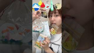 【夏ぽいご当地お菓子でasmr】#asmr#ASMR#スイーツ#お菓子#おやつ#ご当地お菓子#和菓子#京都#大阪#富山#埼玉#薄氷#夏の空#ゼリー#百貨店#練り切り