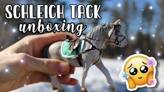 Schleich Horse Tack Unboxing! A Beautiful English Riding Set! 