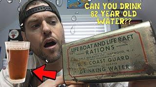 Will Drinking 82 Year Old Emergency Water Quench My Thirst After Extreme Exercise?? (Human Science)