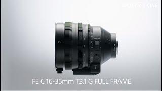 FE C 16-35mm T3.1 G Cinema Lens Overview | Sony Cine