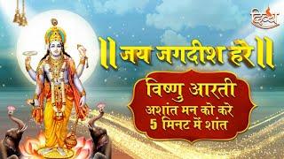 आरती | विष्णु आरती | श्री देवकीनंदन ठाकुर जी | ब्रह्मऋषि कुमार स्वामी जी | डीएल दिव्य