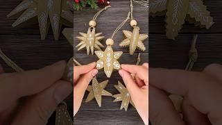 DIY Snowflake with Toilet Roll ~ Christmas Crafts