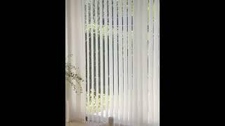 Motorized vertical blinds for personalized light control