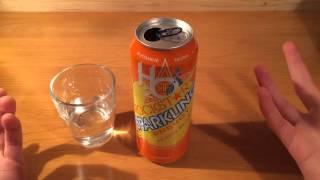 Rockstar Sparkling H2O Peach Blast Review/Test German/Deutsch HD