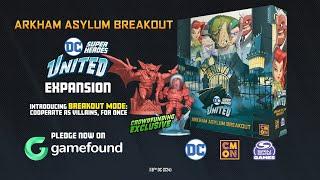 DC Super Heroes United - Arkham Asylum Breakout Trailer