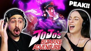 We reacted to EVERY *JOJO's BIZARRE ADVENTURE* OPENING and they were ABSOLUTELY MENTAL! (1-12)