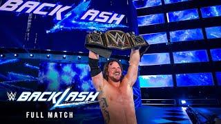 FULL MATCH: Dean Ambrose vs. AJ Styles | WWE Title Match: Backlash 2016