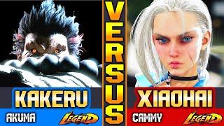 SF6 Akuma (Kakeru Vs XiaoHai) Cammy ▰ High Level