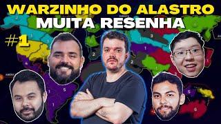 WAR do ALASTRO #1 - Gaules jogando WAR com a Tribo (bt0, Liminha, Nak, Fly e Raios)