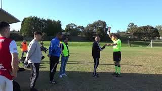 Referee goes MAD and shows 7 RED CARDS to the same team!