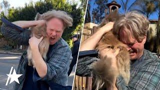 Man Emotionally Reunites w/Dog That Went Missing In LA Wildfires