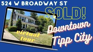 SOLD! Homes for sale in Tipp City | Virtual Tour | 524 W Broadway