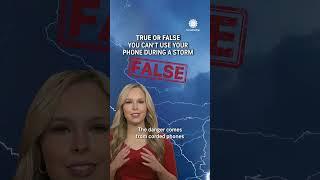 True or False? It's Safe to Shower During a Thunderstorm