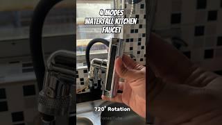 Waterfall Kitchen Faucet 4 Modes Vs 2 Modes #kitchenfaucet