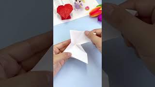 DIY paper heart ️#shorts #youtubeshorts #asyt