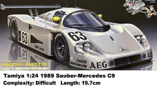 Tamiya 1:24 1989 Sauber Mercedes C9 Kit Review