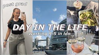 DAY IN THE LIFE WORKING 9-5 IN LONDON | post grad life