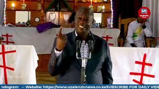 Rigathi Gachagua Explosive Speech in Muranga County During Church Service -FULL SPEECH