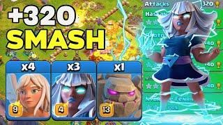 Easy & Super Powerful: TH16 Electro Titan Smash Legend League Attacks!