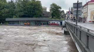 Povodně 2024 Český Těšín, Tramvaj Cieszyn