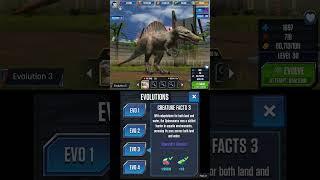 THE SPINO ALL EVOLUTION | Jurassic World The Game