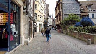 Walking in Rouen  | Normandy | France | 4K⁶⁰