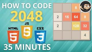 How to make 2048 Game with Javascript HTML CSS