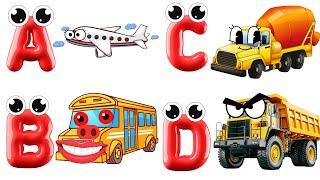 ABC Vehicles for Kids ️  Fun Transportation Alphabet Song!