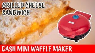 Grilled Cheese Sandwich | Dash Mini Waffle Maker