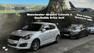 Manchester Airport Tunnels & Southside Viewing Area Drive Out POV