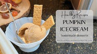 Making Pumpkin Pie Ice Cream