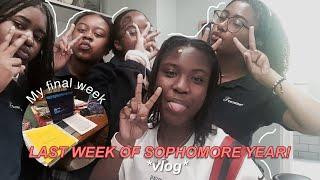 LAST WEEK OF SCHOOL VLOG *sophomore year*