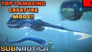 The TOP 3 CREATURE MODS for Subnautica!