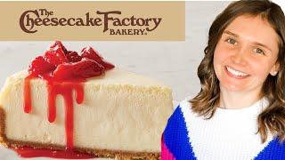 Copycat Cheesecake Factory Cheesecake recipe | Original Cheesecake | Julia Pacheco