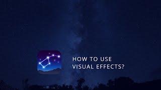 How to Use Visual Effects for Stargazing in Star Walk 2?