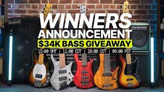 Giveaway Winners Announcement ($34K BASS GIVEAWAY )