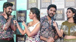 Adhi Pinisetty Hilarious Fun With Varshini And Vishnu Priya At Red Carpet