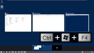 Windows 10 Virtual Desktop Shortcuts!