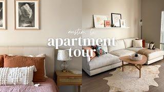 my austin apartment tour | one bedroom apartment in austin, texas