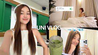 UNI VLOG | 4:00 am college routine, first week at dlsu, my (full) notion tour, free templates!