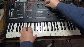 Demo of the Moog Opus 3 synth