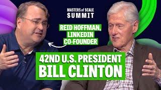 Former President Bill Clinton in conversation with Reid Hoffman | Masters of Scale Summit 2024