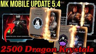 MK Mobile Update 5.4 | I spent 2500 Dragon Krystals in the Store to get Diamonds. Epics & Fusion up!