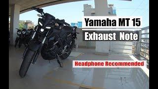 Yamaha MT 15 | Exhaust Note | Headphone recommended | Tamil | B4Choose