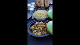 Tajine und Couscous nach marokkanischer Art - #Shorts - Umihito.Vlog