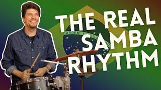 The Real Samba Rhythm - Edu Ribeiro | 2 Minute Jazz