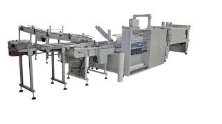 High speed labeling maxi roll paper shrink packing machine