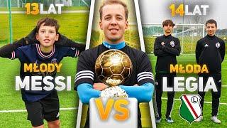 13 letni MESSI VS MŁODA LEGIA WARSZAWA!! | Pojedynek