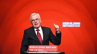 John McDonnell addresses Labour party conference